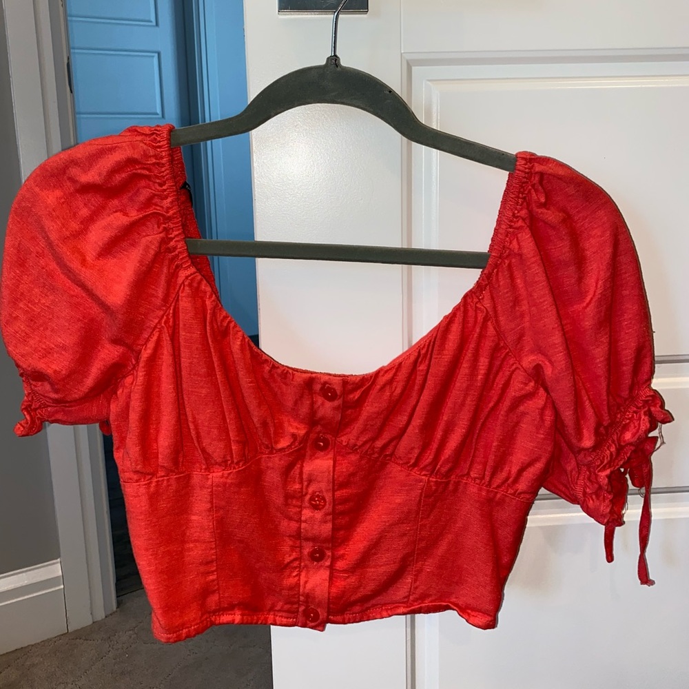 Hot pink crop